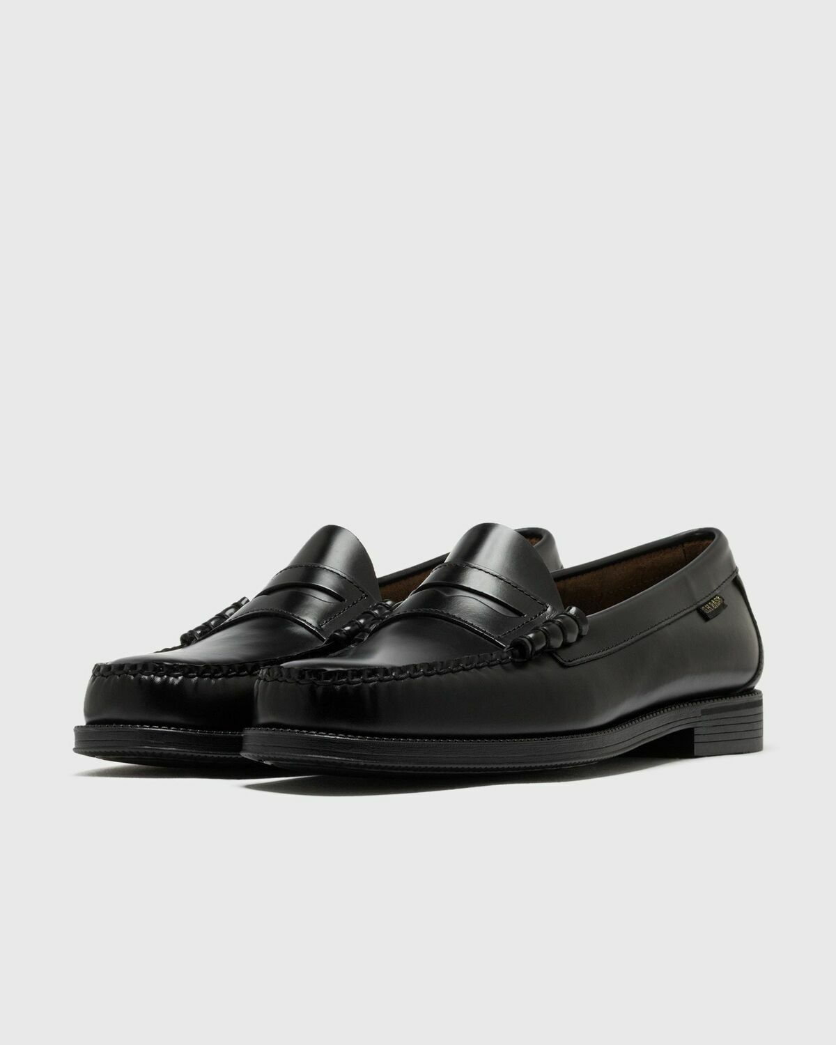 G H Bass EASY WEEJUN Larson Flag Black Mens Casual Shoe