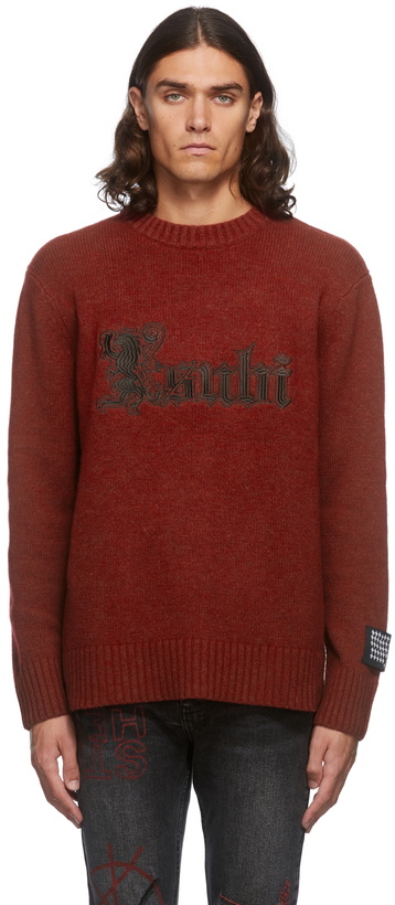 Photo: Ksubi Red Royalty Knit Crewneck