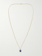 Miansai - Umbra Gold Vermeil, Enamel and Sapphire Necklace