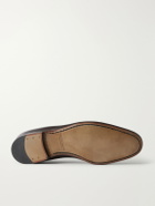 Manolo Blahnik - Brera Leather Loafers - Brown