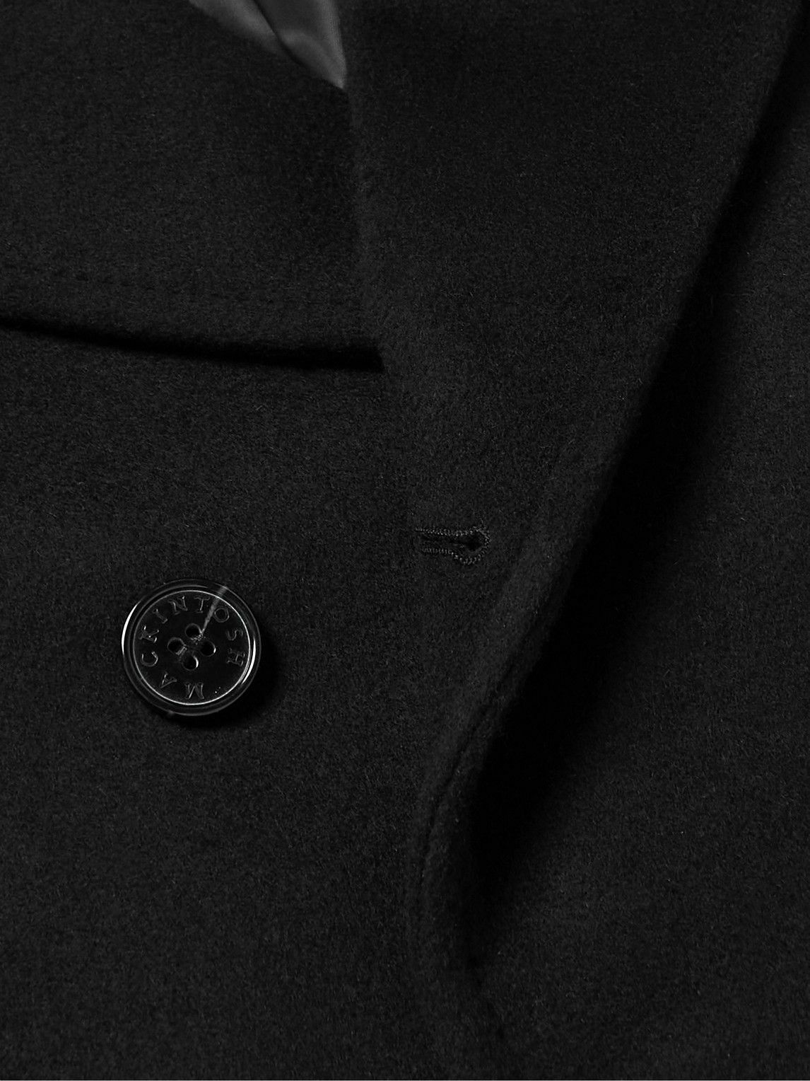 Mackintosh - Dalton Wool and Cashmere-Blend Peacoat - Black