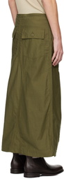 NEEDLES Khaki String Fatigue Skirt