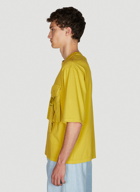Buckle Pocket T-Shirt in Yellow