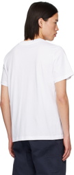 A.P.C. White Standard Grand 'V.P.C.' T-Shirt