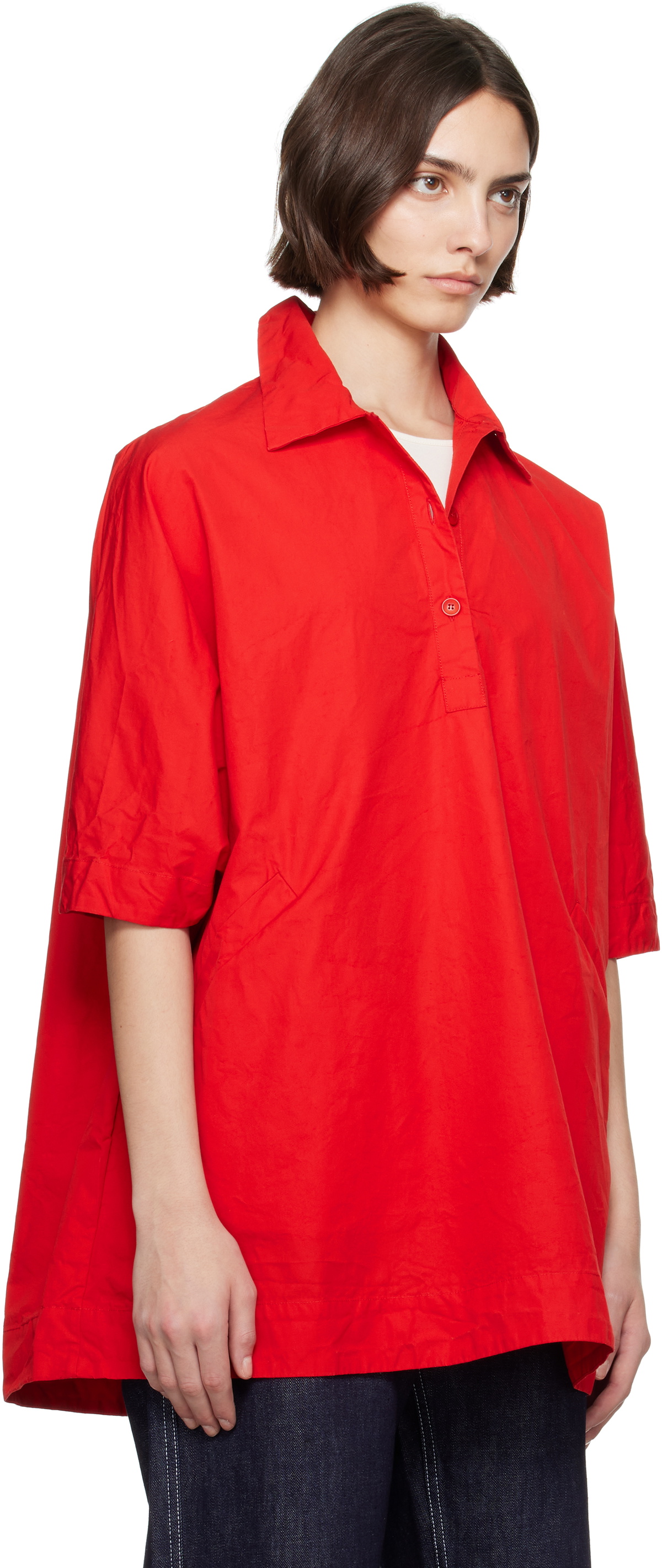 CASEY CASEY Red Tatiana Shirt