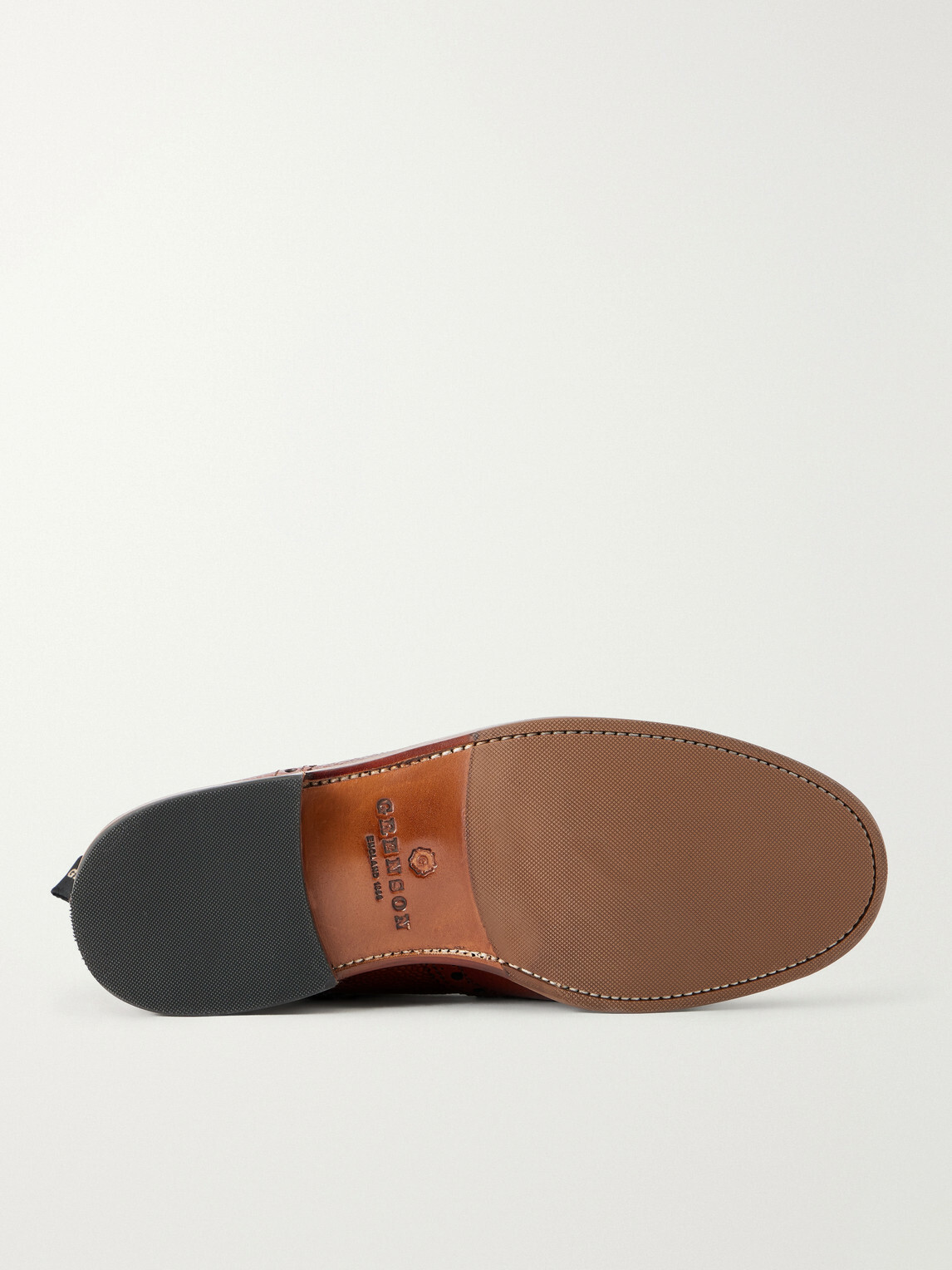 Grenson - Fred Full-Grain Leather Lace-Up Boots - Brown