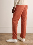 Incotex - Venezia 1951 Slim-Fit Straight-Leg Chinolino Trousers - Orange