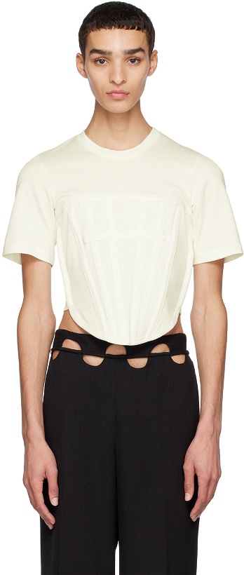 Photo: Dion Lee Off-White Corset T-Shirt