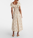 Dôen Illiana floral cotton midi dress