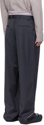 Kiko Kostadinov Navy Bendix Tailored Trousers