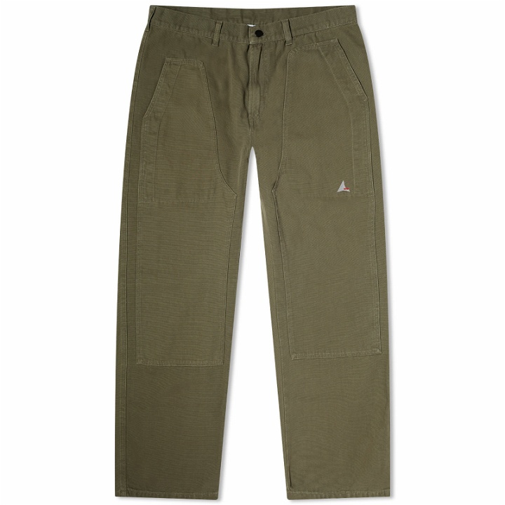 Photo: ROA Men's Canvas Workwear Trousers in Olive