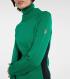 Moncler Grenoble Wool-blend turtleneck sweater