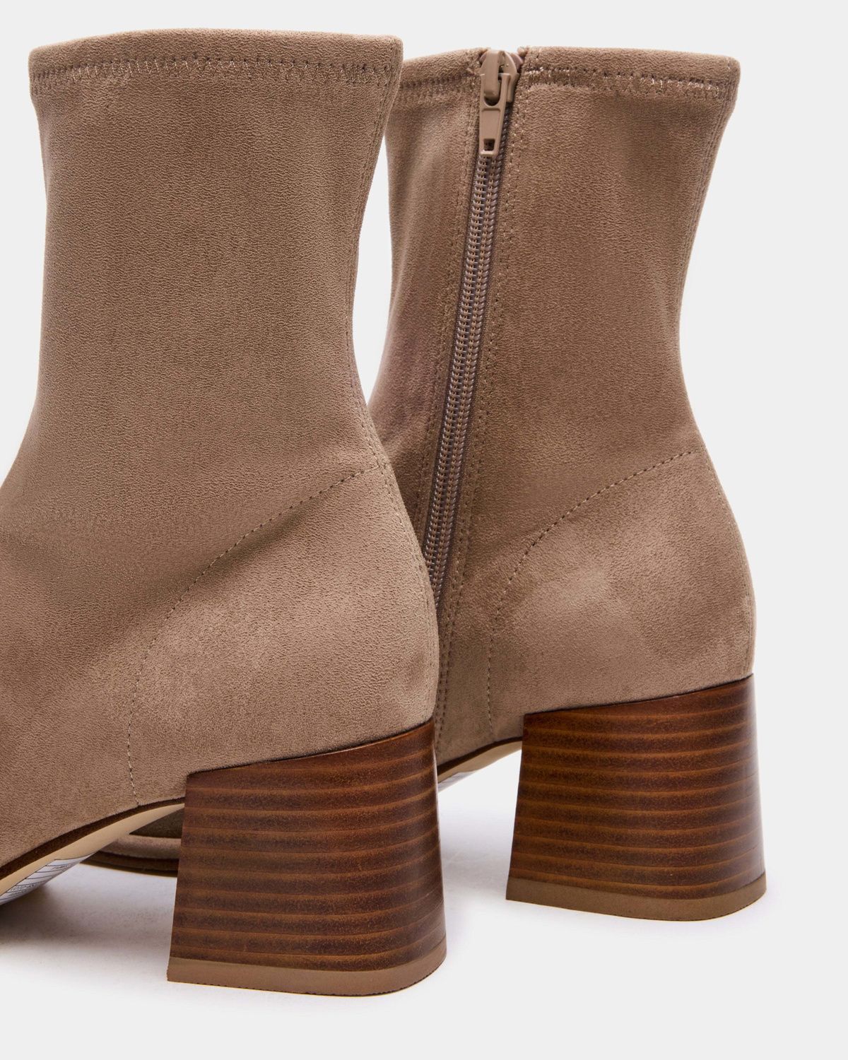 Steve Madden Pammy Booties in Taupe
