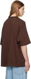 Casablanca Brown 'Code de Civilisation' T-shirt