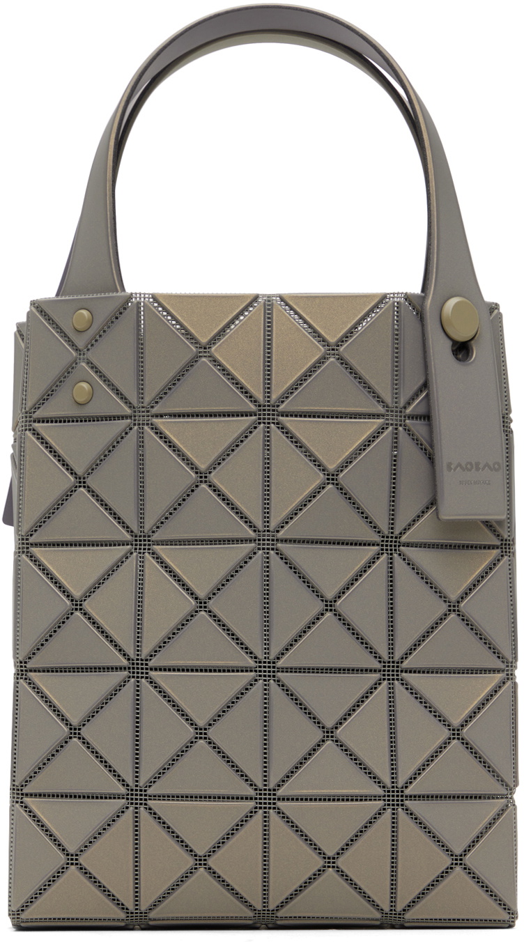 BAO BAO ISSEY MIYAKE Gray Prism Plus Mini Tote Bao Bao Issey Miyake