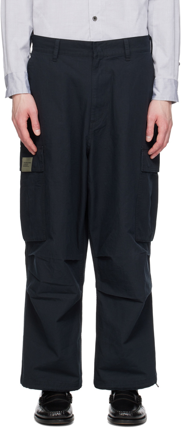 Neighborhood Black Wide Cargo Pants Neighborhood