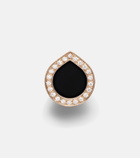 Repossi Antifer 18kt rose gold single earring with onyx and diamonds