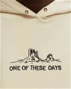 One Of These Days Counting Every Second Hoodie Beige - Mens - Hoodies