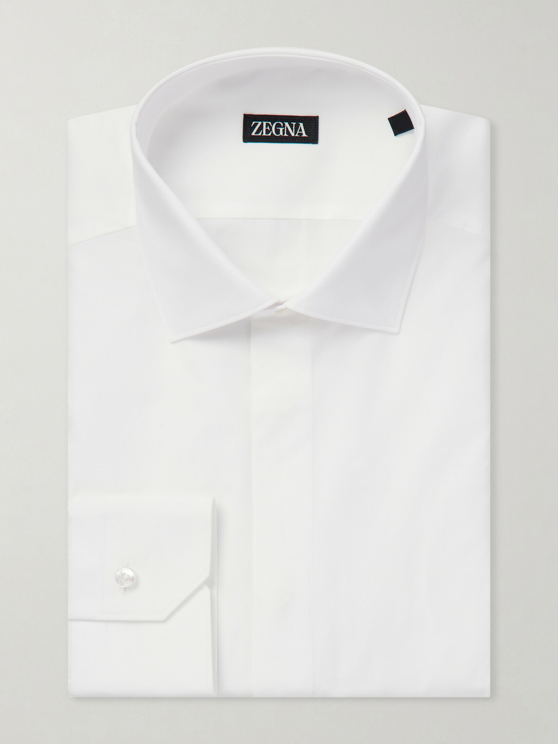 Zegna - Trofeo Cotton-Poplin Shirt - White