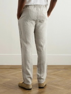 A Kind Of Guise - Tapered Linen Trousers - Neutrals