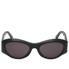 Balenciaga BB0396SK Sunglasses in Black/Grey 