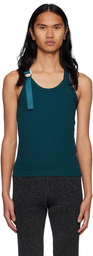 Dion Lee Blue Safety Slider Tank Top