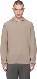 Solid Homme Taupe Polo Sweater