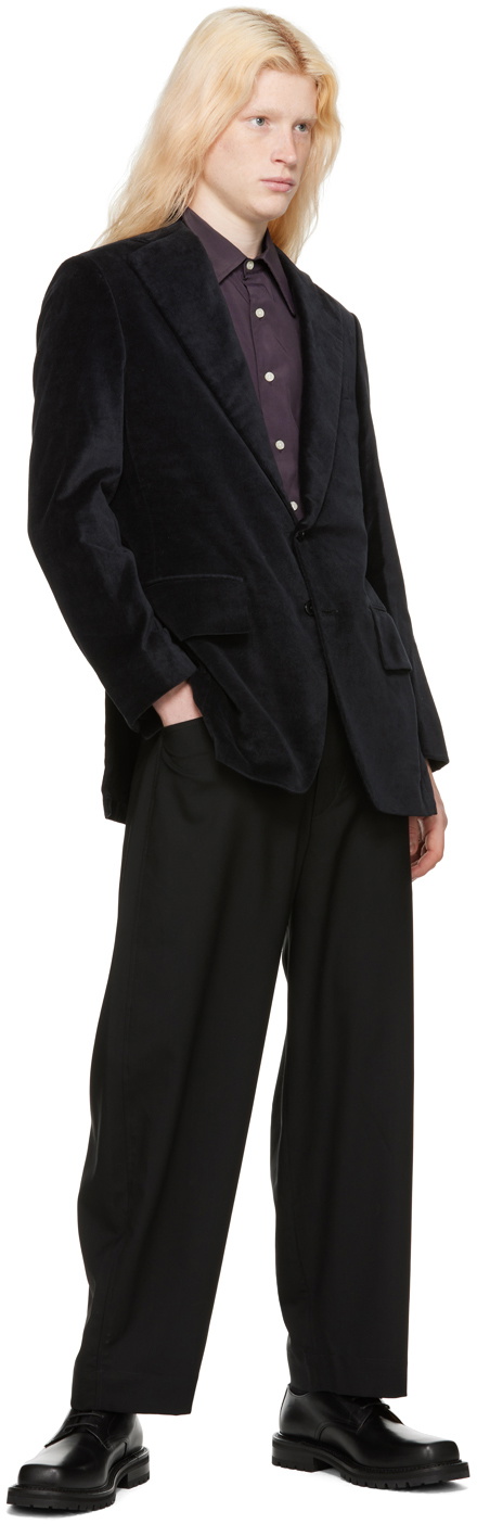 Factor's Black Balloon Trousers