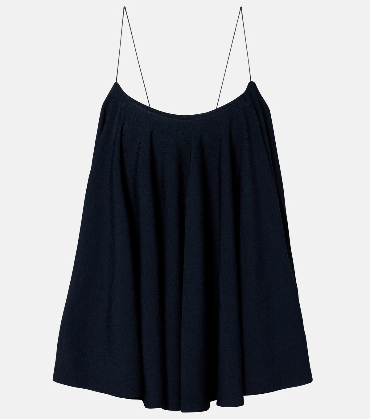 Jacquemus Voile open-back jersey top