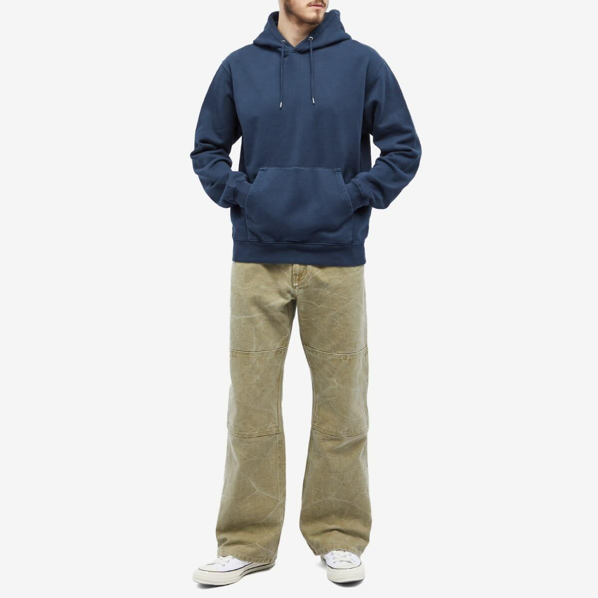 Colorful Standard Men's Classic Organic Popover Hoodie in NavyBlue