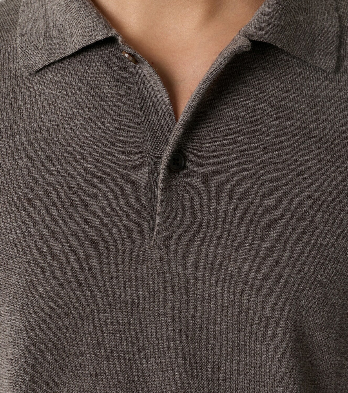 The Row Blainy wool and cashmere polo sweater