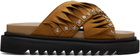 Toga Virilis Tan Suede Sandals