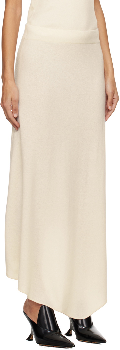LISA YANG Off-White Clementine Maxi Skirt