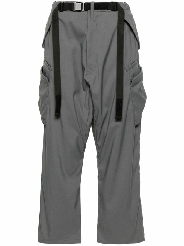Photo: ACRONYM Grey P55-M Belted Trousers