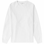 DIGAWEL Men's Long Sleeve Dolman T-Shirt in White