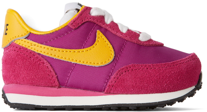 Photo: Nike Baby Purple & Orange Waffle Trainer 2 Sneakers
