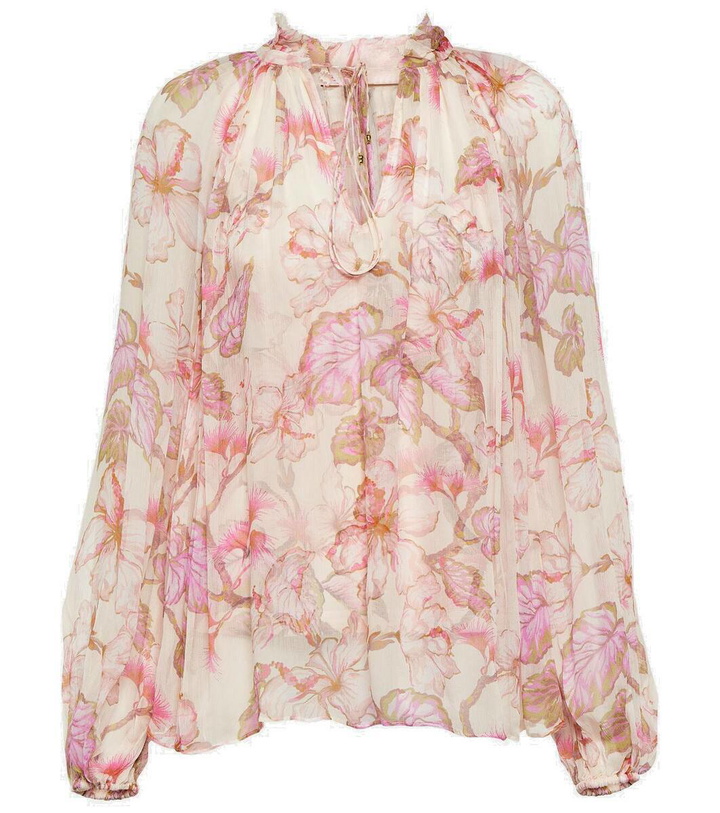 Photo: Zimmermann Matchmaker Billow floral blouse