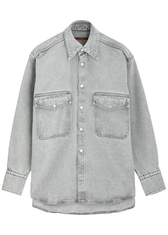 Photo: Petar Petrov Get Up Denim Shirt Grey Light
