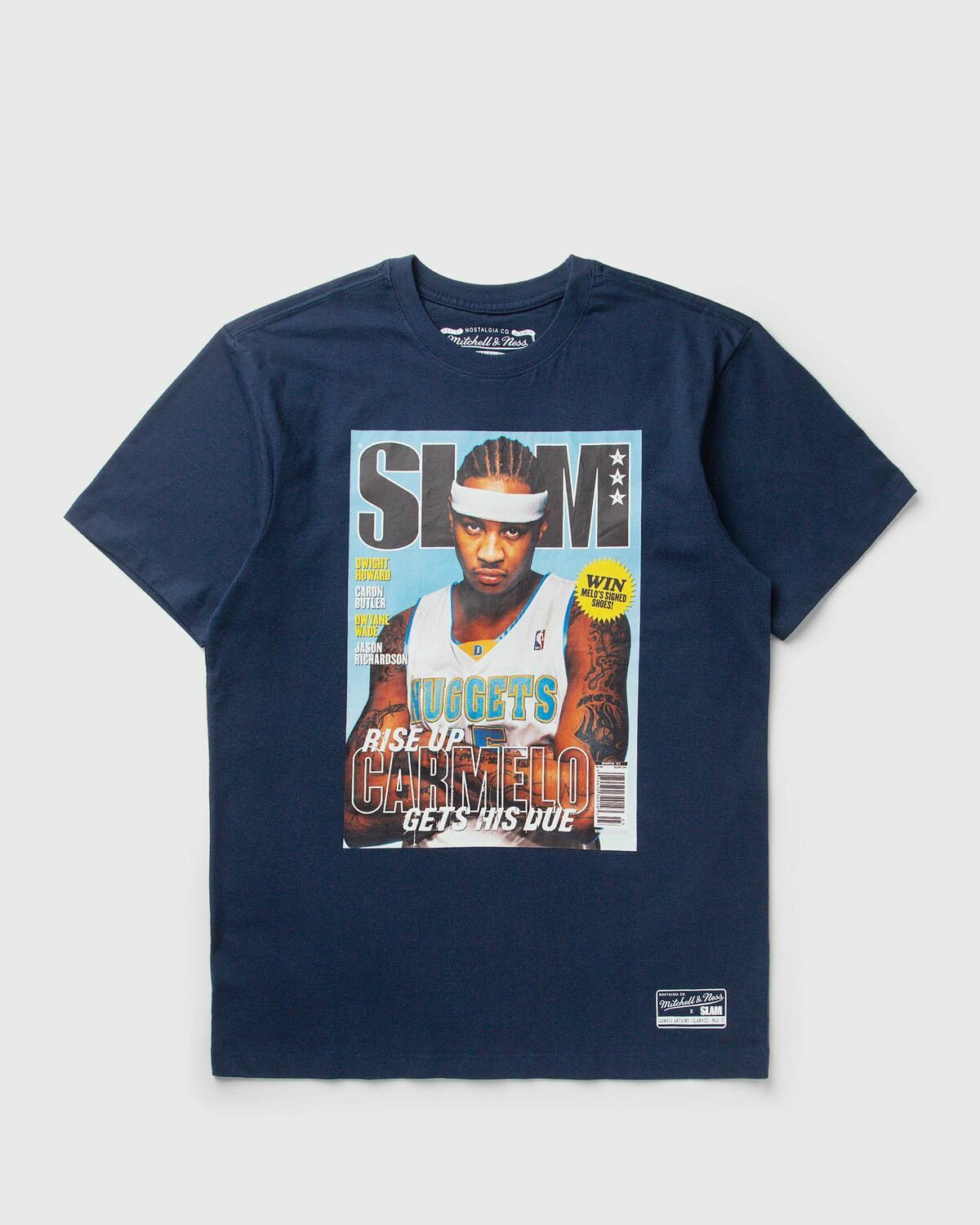 Mitchell & Ness NBA SLAM TEE DENVER NUGGETS CARMELO ANTHONY Blue Mens Shortsleefe