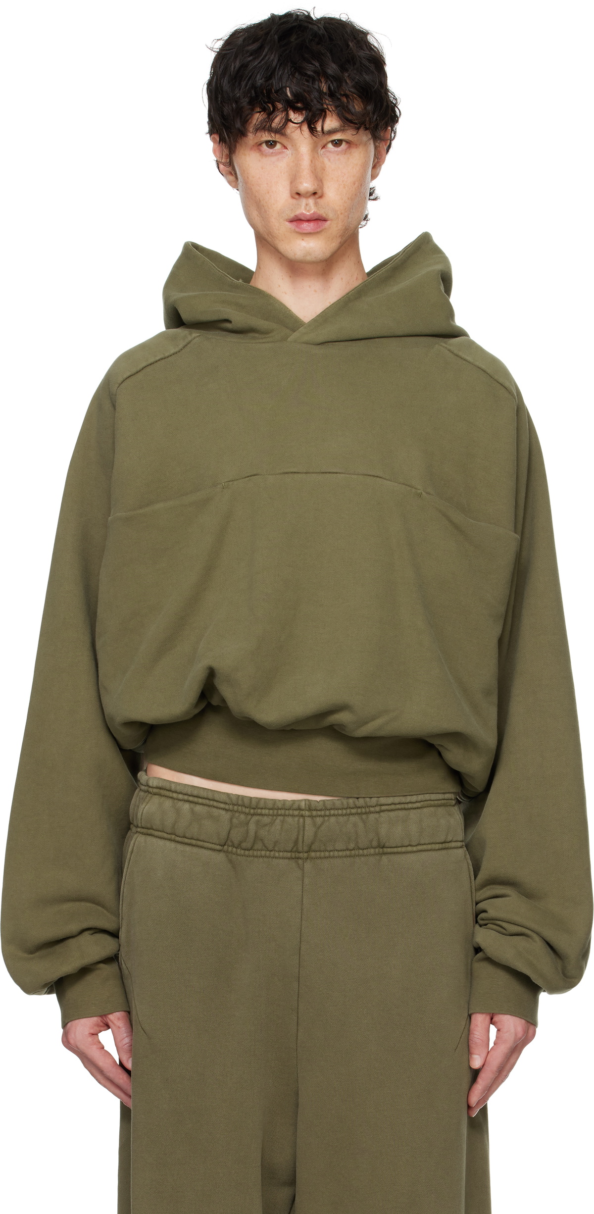 Entire Studios Khaki Double Double Hoodie Entire Studios