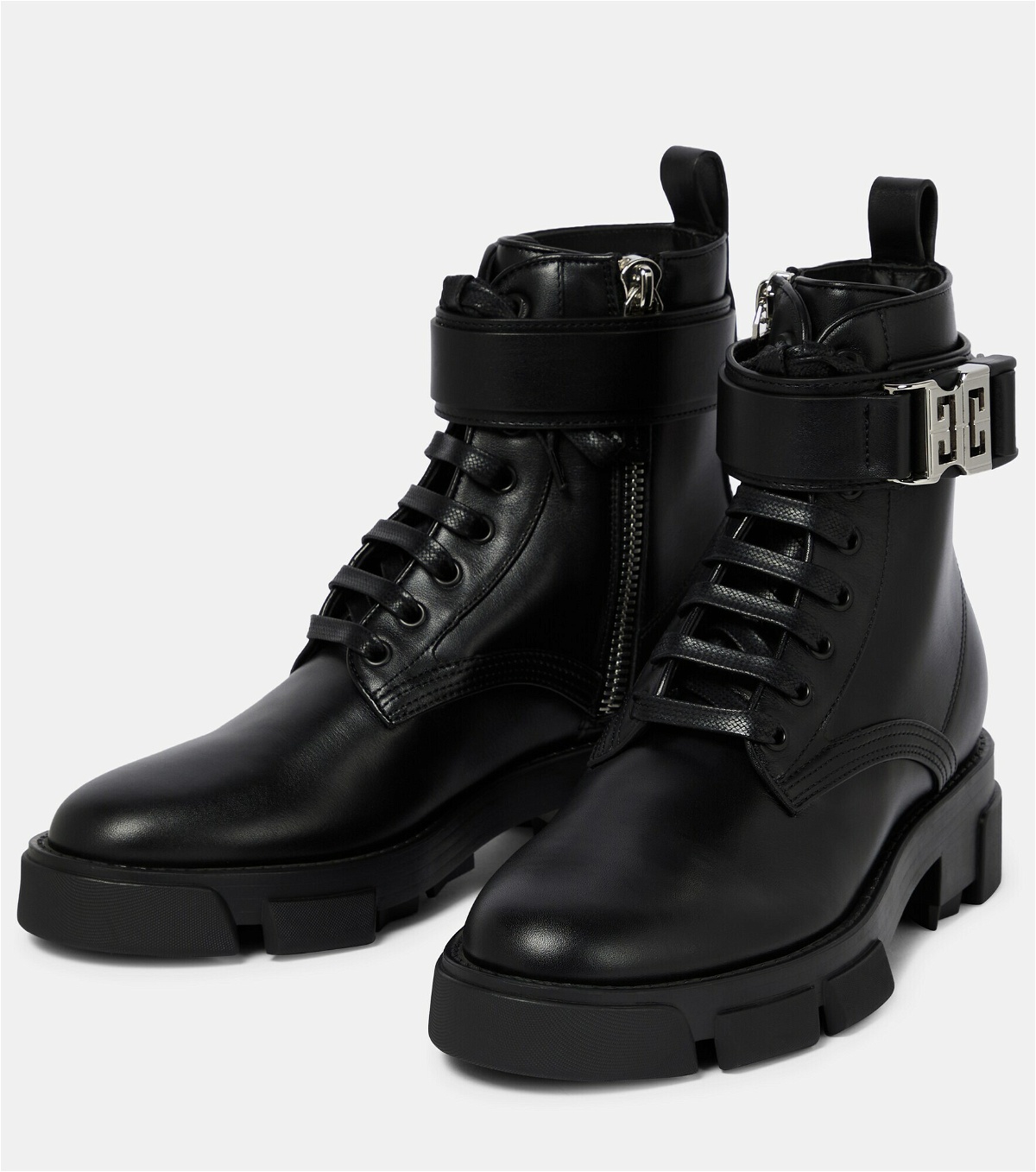Givenchy - Leather combat boots Givenchy