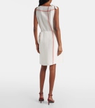 Vince Striped wrap dress