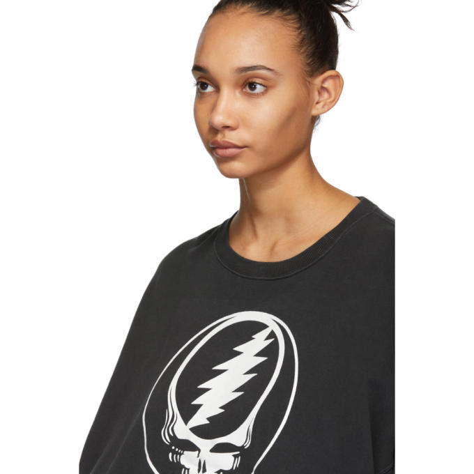 R13 Black Steal Your Face Sweatshirt R13