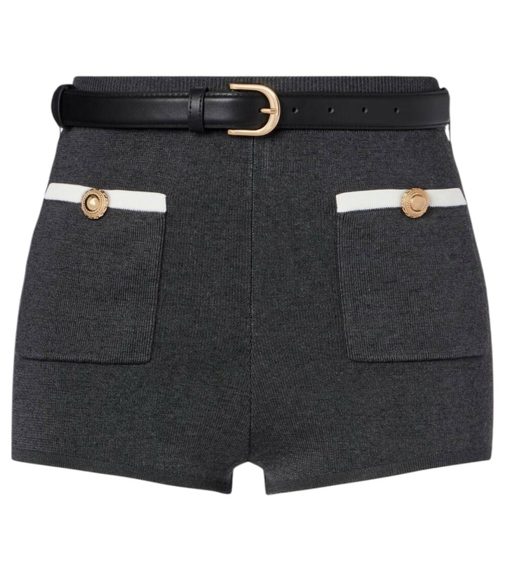 Photo: Self-Portrait Knitted shorts