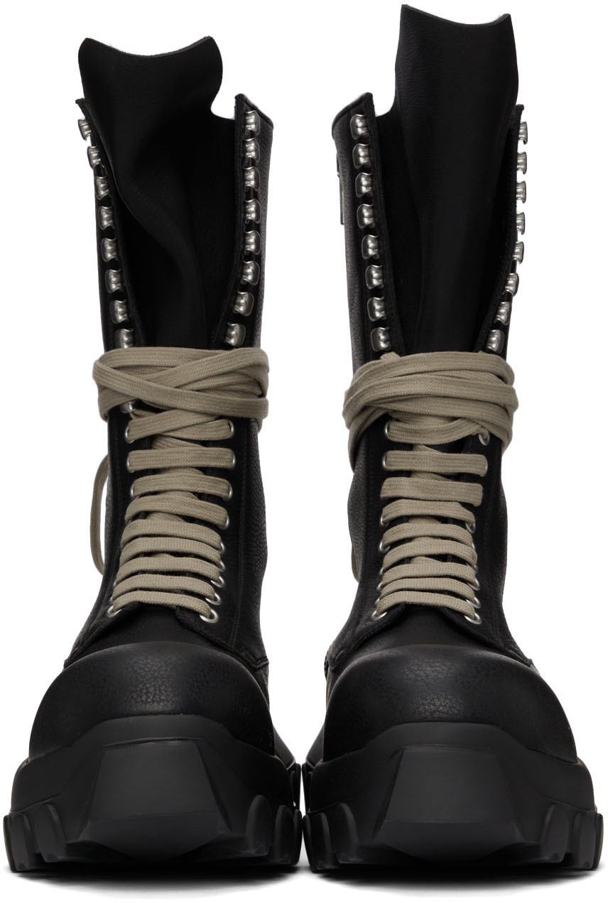 Rick Owens Lace-Up Tractor Boots Rick Owens