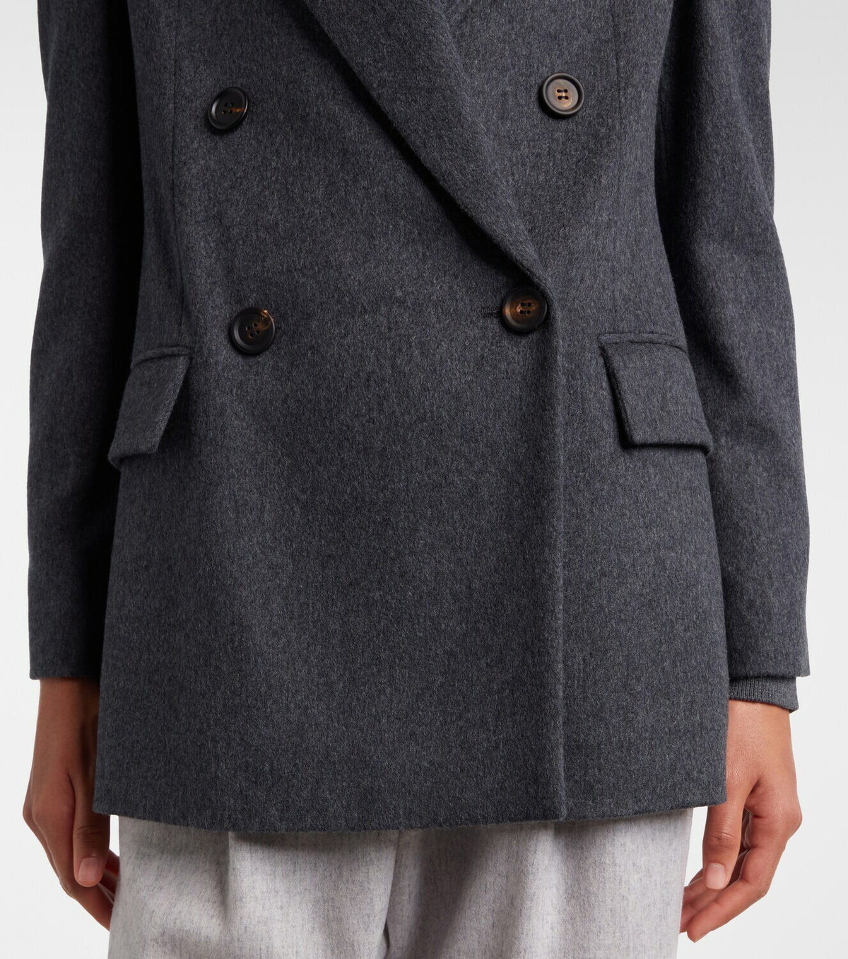 Brunello Cucinelli Double-breasted wool jacket