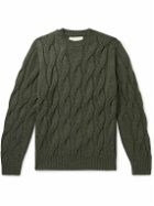 Purdey - Cable-Knit Cashmere Sweater - Green