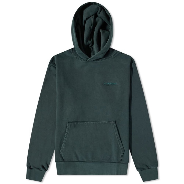Photo: General Admission Men's Embroidered Logo Hoody in Hunter Green