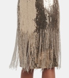 Ralph Lauren Collection Dolley embellished silk midi dress
