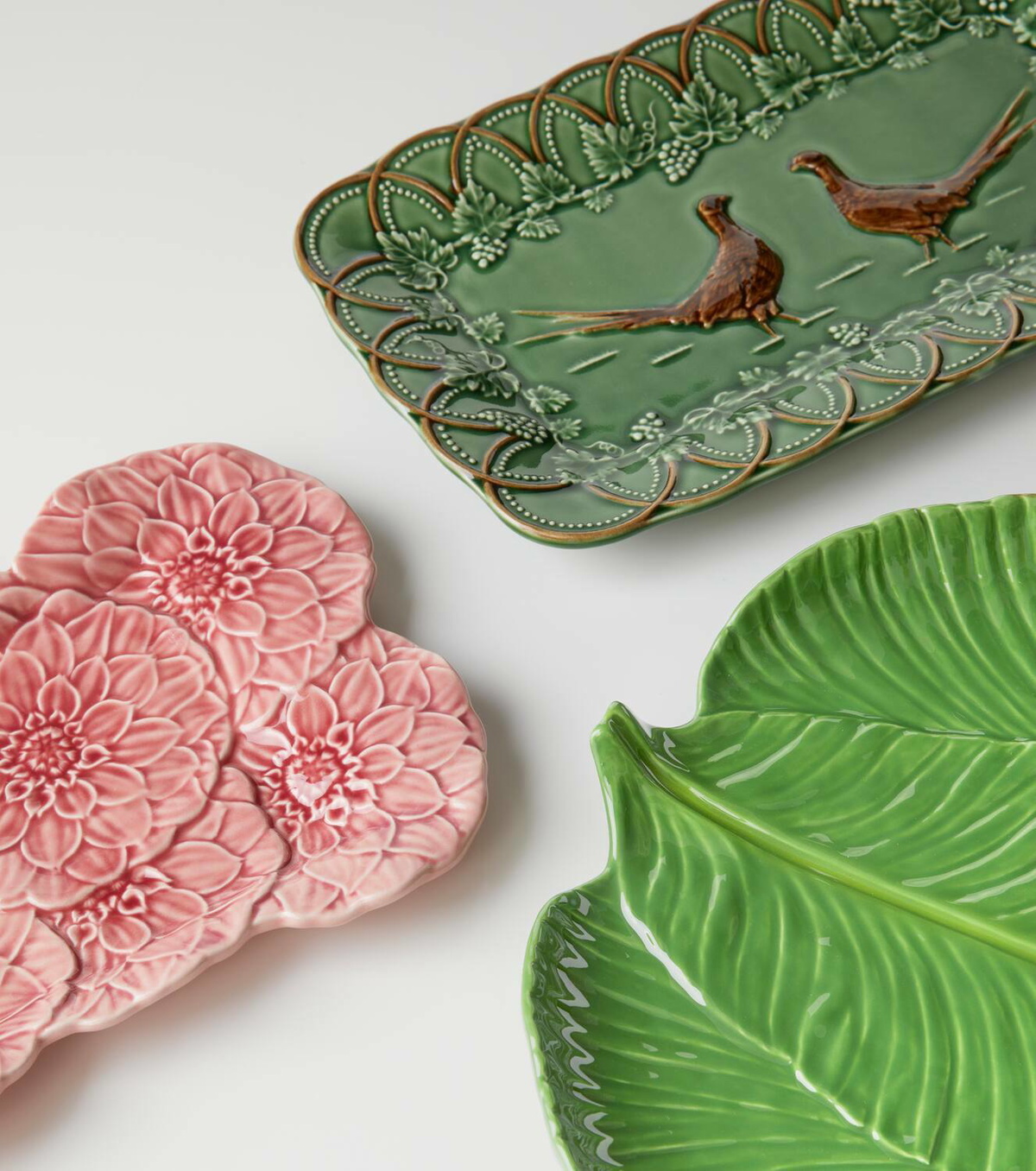 Bordallo Pinheiro Banana Madeira tart tray by Nini Andrade Silva
